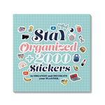 Grupo Erik - Carnet de Stickers Organisation - Autocollants pour Bullet Journal, Agenda ou Notebook, Bullet Journal Accessoire, Fournitures Scolaires, Papeterie LPSO001 16 x 16 cm Multicolore