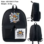 One Piece périphérique sac à dos One Piece Anime sac d'école couleur assortie sac de voyage en plein air sac d'ordinateur cartable sac One Piece-JJ2648