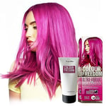 Knight & Wilson Colour-Freedom 150ml Magenta Dream Purple Semi-Permanent Hair Colour - Ultra-Vibrant Vegan Friendly Colour Mask with Shine Booster Complex - Ammonia Free Colour Lasts Up To 6-10 Washes