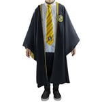 Cinereplicas Harry Potter Robe - Authentic Official Tailored Wizard Robes Cloak - Adults and Kids Size - Black & Yellow - XS