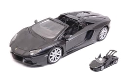 Lamborghini Aventador LP700-4 Roadster 2012 Black 1:24 Model 31504BK Maisto