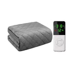 Electric blanket, electric mattress, double-control thermostat, household heating