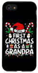 iPhone SE (2020) / 7 / 8 First Christmas As Grandpa 2024 Family Matching New Grandpa Case