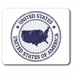 Computer Mouse Mat - United States Of America Map Travel US Office Gift #5400