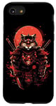 iPhone SE (2020) / 7 / 8 Cat Samurai Ninja Cat Samurai Art Ukiyo-e Case