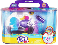 Little Live Pets Lil' Dippers Series 1 - Fishtank Playset with Unicorn Fish