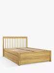 John Lewis Spindle Storage Bed Frame, Double, Oak