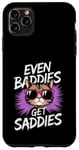 Coque pour iPhone 11 Pro Max Even Baddies Get Saddies Cat Confident Girl Trendy Citation