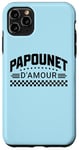 Coque pour iPhone 11 Pro Max Papounet d'amour cadeau anniversaire papa fête des pères