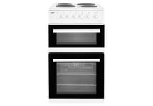 Beko - EDP503W Double Oven Electric Cooker A Energy Rating White