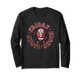 Friday Night Lights Funny Football Theme Long Sleeve T-Shirt