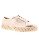 Jana Womens Chunky Trainers Jada Lace Up champagne - Beige - Size UK 6.5