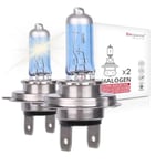 Sinoparcel H7 Ampoule de Phare Halogène Originale, Lampe pour Feux de Route/Croisement et Brouillard Voiture, 3800K 55W 12V Lot de 2