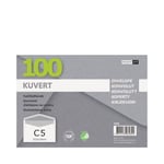 Hedlunds Kuvert C5 Vit 100-pack Vit