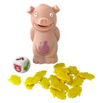 PlayMonster Stinky Pig Game — Fast, Musical Active Kids Game With Funny Sounds, Roll the Dice and Pass Him Fast Before He Toots — For Kids Ages 6 and Up, White