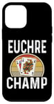 iPhone 12 mini Euchre Champ Game Night Player Card Game Cards Retro Case