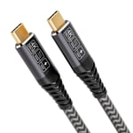 cable usb c vers usb c 3m,cable usb c 3.2 gen 2 20gbps100W câble usb c charge rapide,transmission video 4K 60Hz pour téléphones mobiles, moniteurs, dispositifs USB C,cable usb c 3m