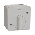 Schneider Electric MUR39067 Mureva Styl - Interrupteur temporisé LED - saillie - IP55 - IK08 - blanc