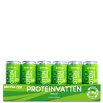 24 x Proteinvatten 330 ml Koffein Päron