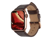 Dbramante1928 Madrid - Klokkestropp For Smart Armbåndsur - 172 - 220,5 Mm - Mørk Sjokolade - For Apple Watch Hermès Series 7, Hermès Series 9, Nike Series 7, Series 10, Series 8, Series 9