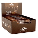 12 X Latitude 65 Filled Proteinbar 45 G Hazelnut Nougat