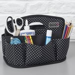 Papermania Väska - Craft Caddy Liquorice Dot