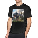 CHENYINJJ Men Ark-Survival-Evolved Tee Shirt - Diy Funny Short Sleeve Printed Tees for Men T-Shirts Tops
