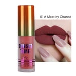 (1Meet By Chance)Matte Lip Gloss Non- Moisturizing Long Lasting Lip HOT