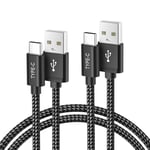 BASESAILOR USB to USB C Charger Cable 3M/2Pack,Long Fast Charging Lead for Samsung Galaxy S22 S23 S24 S25 FE Plus Ultra,A15,A25,A33 A34 A35,A53 A54 A55,A74 A73,Z Flip Fold,Galaxy Tab S8 S9 S10 S10+