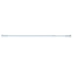 Barre tringle pour rideau de douche ou baignoire extensible Blanche 70-120cm MSV