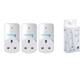 ENERGENIE MIHO002 MiHome Adaptor Smart Socket Plug 3Pack Control via App