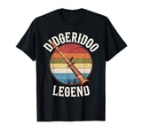 Didgeridoo Legend Retro Vintage Sunset T-Shirt