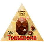 Toblerone Swiss Milk Chocolate Easter Egg with Honey and Almond Nougat 286g