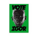 WSDSL Vote Igor Canvas Wall Art Star Icon Pop Art Classic Rock Music Icon Celebrity Poster Print 20x30inch(50x75cm)