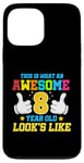 Coque pour iPhone 13 Pro Max Voici à quoi ressemble un enfant génial de 8 ans : 8e anniversaire