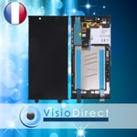 Vitre tactile+ Ecran lcd sur chassis pour Sony Xperia XA1 noir G3121 G3123 G3125