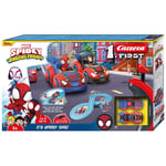 Carrera Slot Racing System Two Person On The Track Race Car Set (Spider-Man)