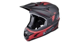 Casque integral cairn x track noir mat rouge  tu