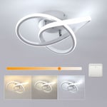 COMELY Plafonnier LED Moderne, Luminaire Plafonnier LED Créatif en Aluminium 30W, Lampe de Lustre pour Cuisine, Salon, Chambre, Salle à Manger