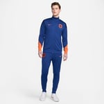 Nederland Treningsdress Dri-fit Strike - Navy/oransje - Nike, størrelse Small