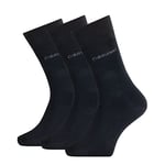 Calvin Klein Men's CLSSC Sock, Navy, ONE Size (Pack of 3)