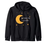 Anything for our Moony Stars Space Zip Hoodie