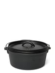 Satake Outdoor Dutch Oven Home Kitchen Pots & Pans Saucepans Black Satake