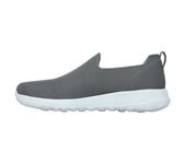 Skechers Womens Go Walk Max-Athletic Air Mesh Slip on Walking Shoe Sneaker, Charcoal/Charcoal/Charcoal, 7 X-Wide US