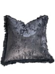 Mille Moi Putetrekk Shiny Velvet Midnight m/frynser 60x60cm