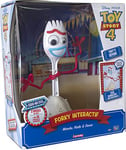 TOY STORY 4 - Figurine Interactif Forky 25 cm - 3 Modes de Jeu - Réponds, Danse et Parle en Français - Pus de 35 Phrases - Jouet pour Enfants dès 4 ans - Piles Incluses - idée Cadeau - Lansay