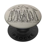 Pine Tree Pop Mount Socket Art Work Mountain Forest Home PopSockets PopGrip: Swappable Grip for Phones & Tablets
