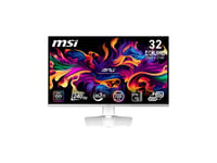 Msi Mpg 321Urxw Qd-Oled, 80 Cm (31.5"), 3840 X 2160 Pixlar, 4K Ultra Hd, Qd-Oled, 0,03 Ms, Vit