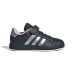 adidas Mixte Grand Court 2.0 Shoes Children Chaussures, AURINK/IRIDESCEN/CLEARPINK, 32 EU