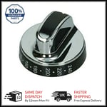 GENUINE STOVES NEW WORLD Genuine Oven Cooker Knob Silver Black 444442687